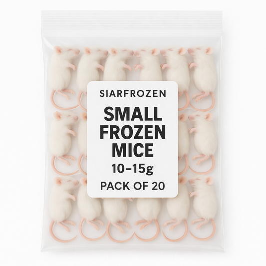 SiarFrozen Small Mice 10–15g (20 Pack)