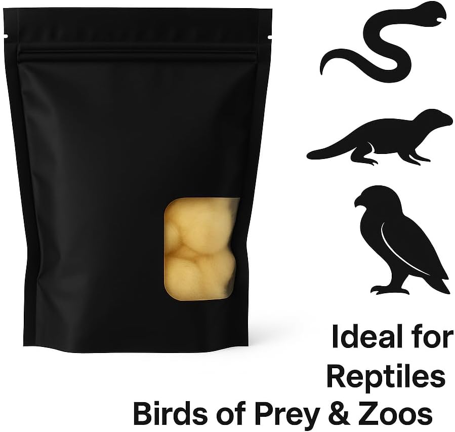 Frozen Day Old Chicks 1kg – Premium Quality Animal Feed for Birds, Reptiles, Raptors, Owls & Snakes