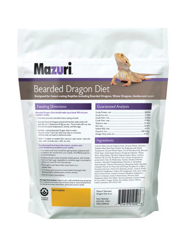 Mazuri Bearded Dragon Diet 226g