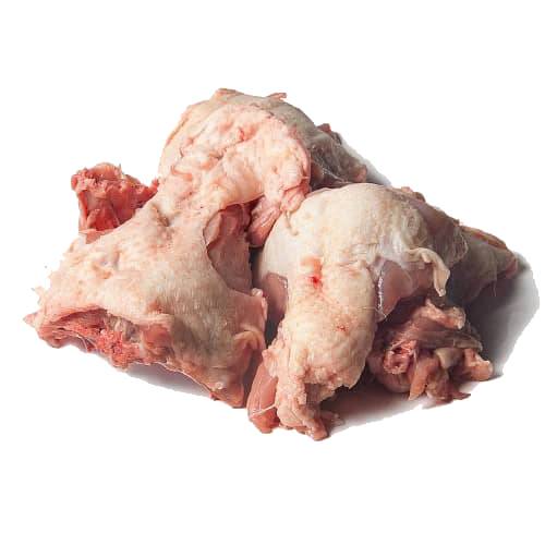 SiarFrozen Raw Chicken Backs 2kg — Large bulk pack of frozen raw chicken backs for dogs, ideal for DIY raw feeding and bone-in nutrition.