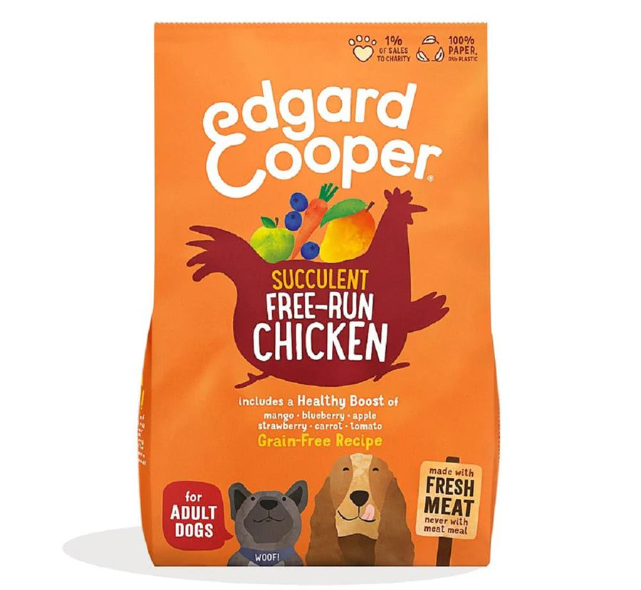 Edgard & Cooper Fresh Free-Run Chicken Dog Food – Natural Grain-Free Dry Dog Food UK (2.5kg, 7kg & 12kg)
