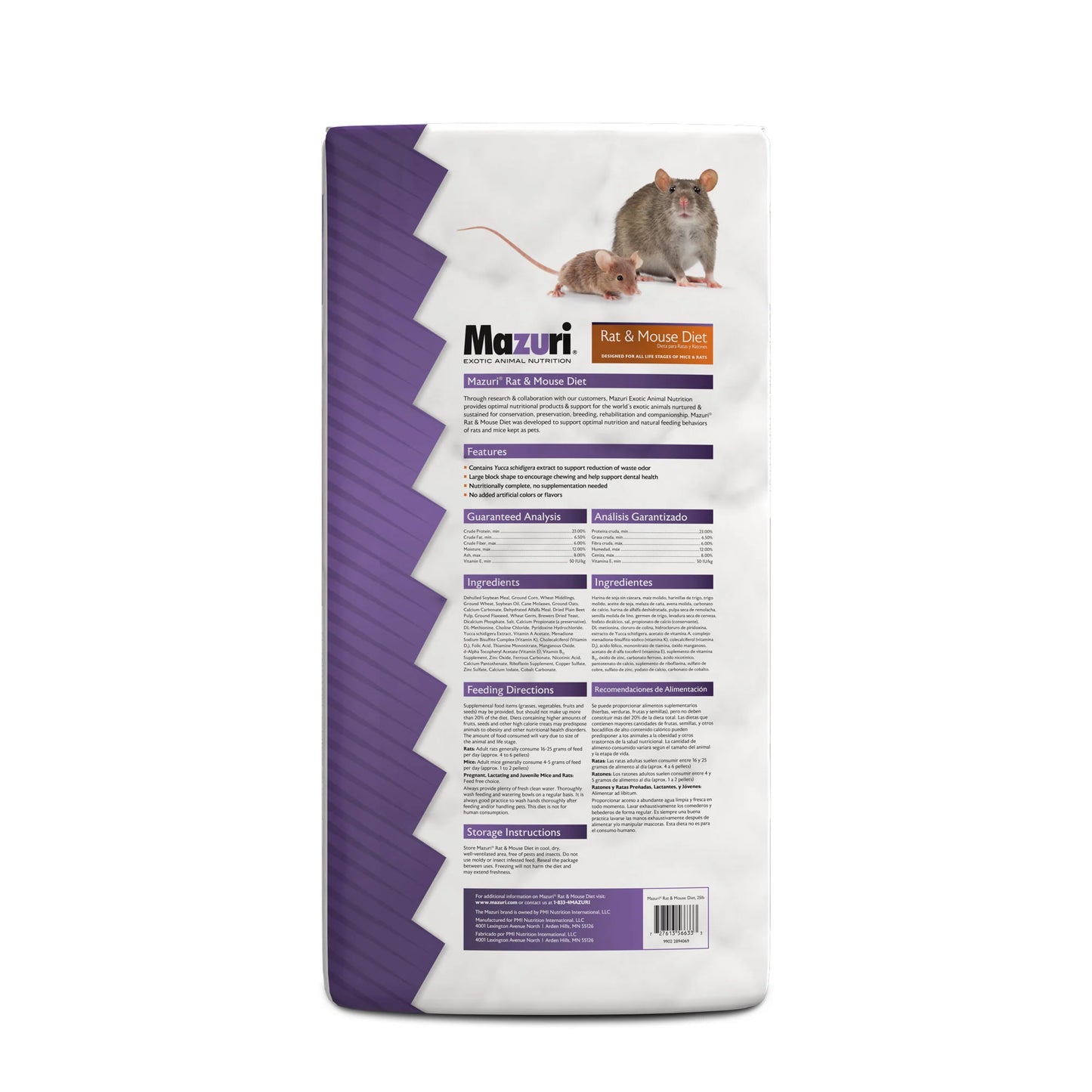 Mazuri Rat & Mouse Diet 11.34kg