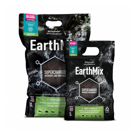 Arcadia EarthMix Bioactive Reptile Substrate – Natural Vivarium Soil (5–10L)