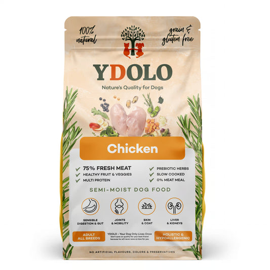 SiarFrozen™ Healthy & Pure Chicken Cold-Pressed Dog Food | Grain-Free & Hypoallergenic (2.5kg & 10kg)