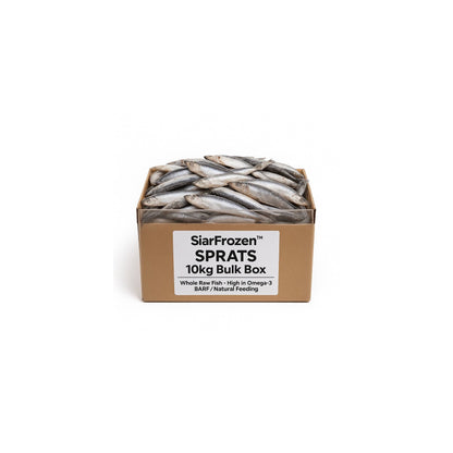 SiarFrozen Sprats 10kg Bulk Box